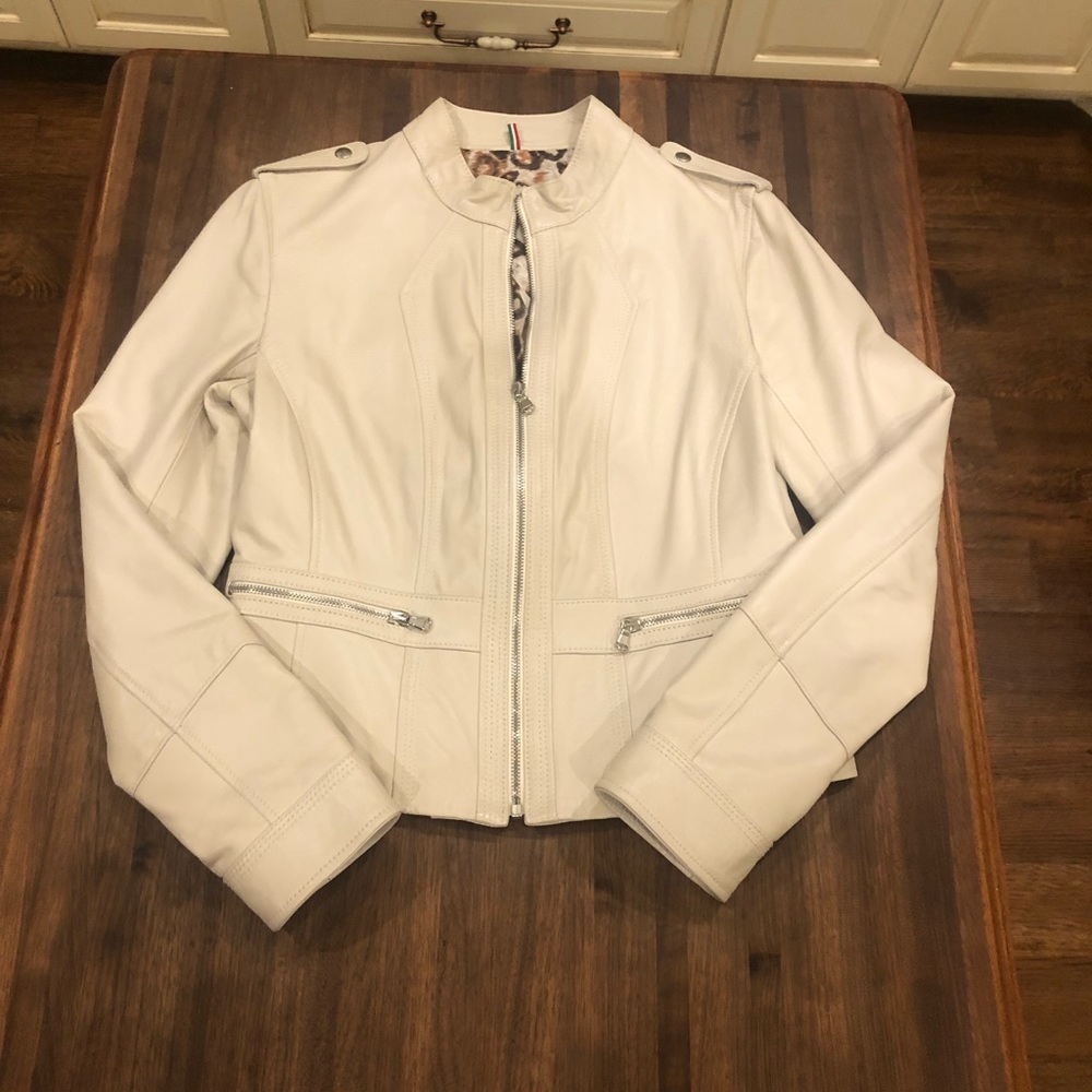 Leather Point Rome, Italy REAL Leather Jacket